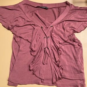 Pink belly shirt Small
